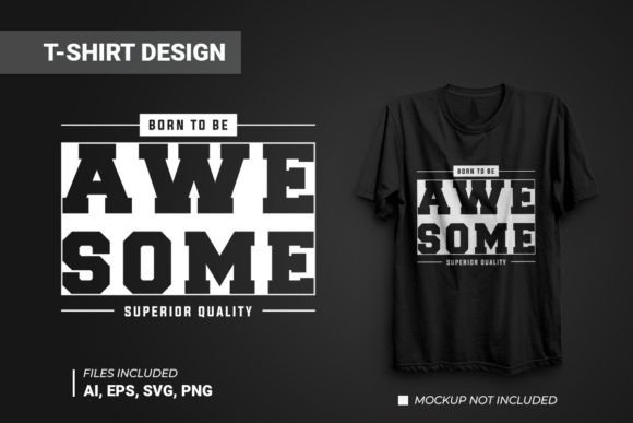 Awesome Typography Motivational T-shirt Review