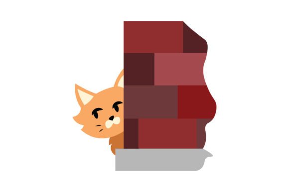 Cute Cat Looking Around Corner Sticker Review