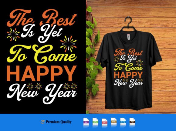 Happy New Year T-Shirt Design Review