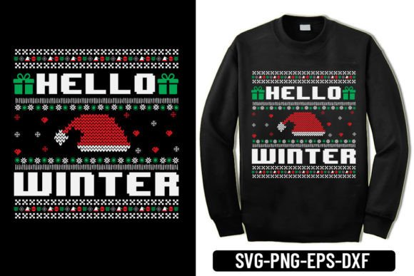 Hello Winter - Christmas Ugly Sweater