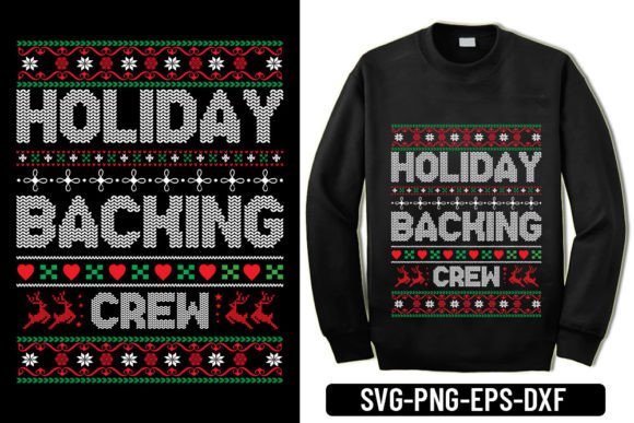 Holiday Backing Crew- Christmas Ugly Swe Review