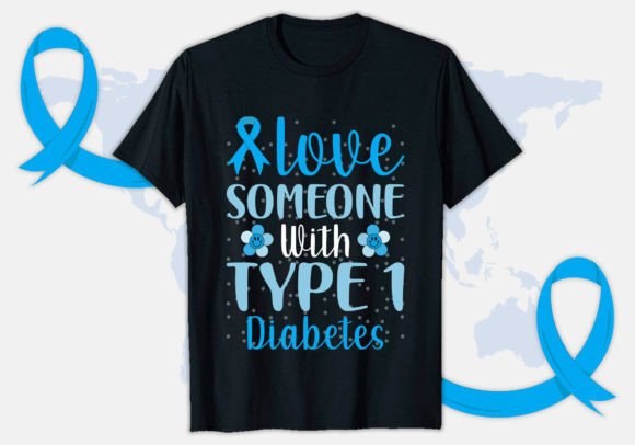 I Love Diabetes Awareness T-shirt Design Review