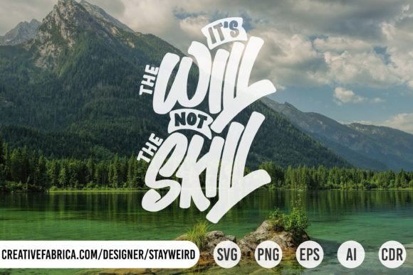 IT S the WILL, NOT the SKILL Embroidery Review