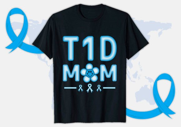 Mom Diabetes Awareness T-shirt Design Review