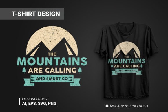 Mountains Are Calling Vector T-shirt Review